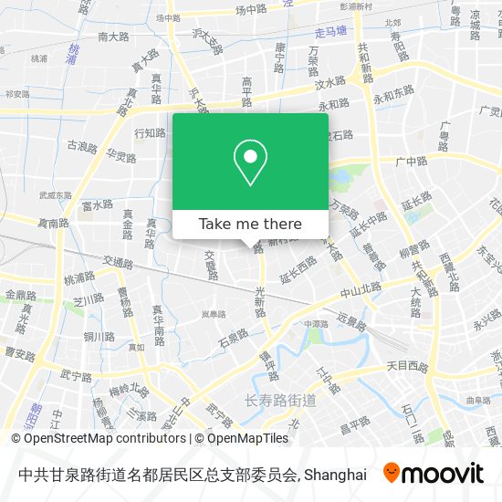 中共甘泉路街道名都居民区总支部委员会 map
