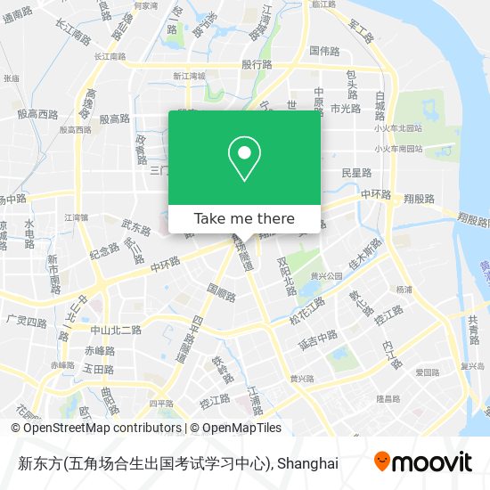 新东方(五角场合生出国考试学习中心) map
