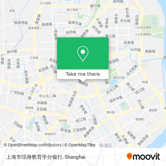 上海市综身教育学分银行 map