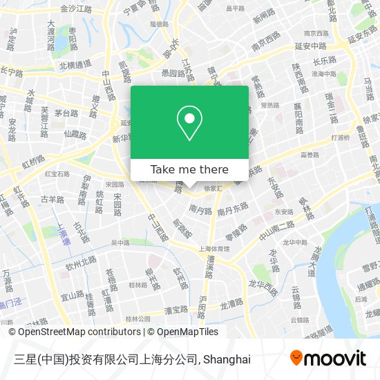 三星(中国)投资有限公司上海分公司 map