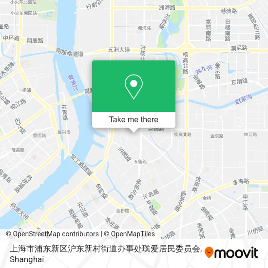 上海市浦东新区沪东新村街道办事处璞爱居民委员会 map