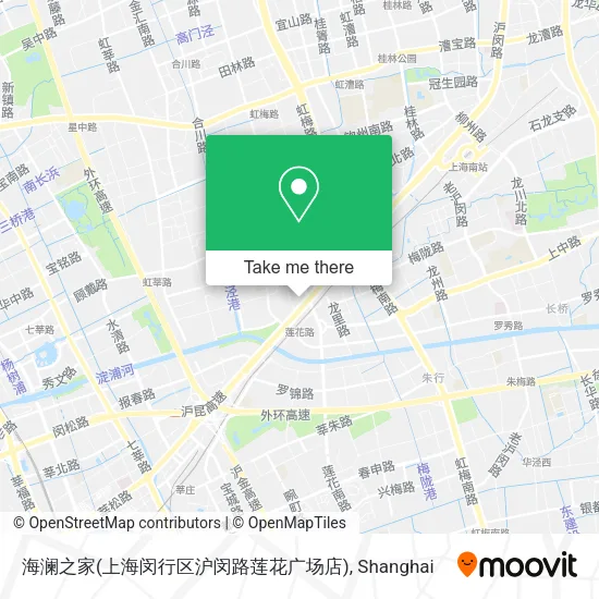 海澜之家(上海闵行区沪闵路莲花广场店) map