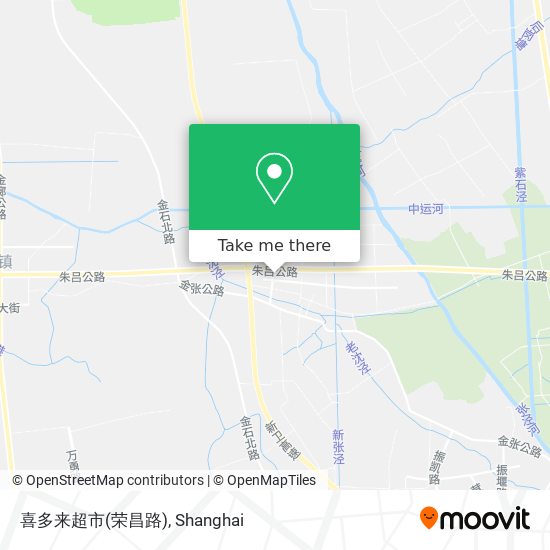 喜多来超市(荣昌路) map