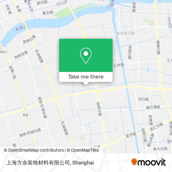 上海方余装饰材料有限公司 map