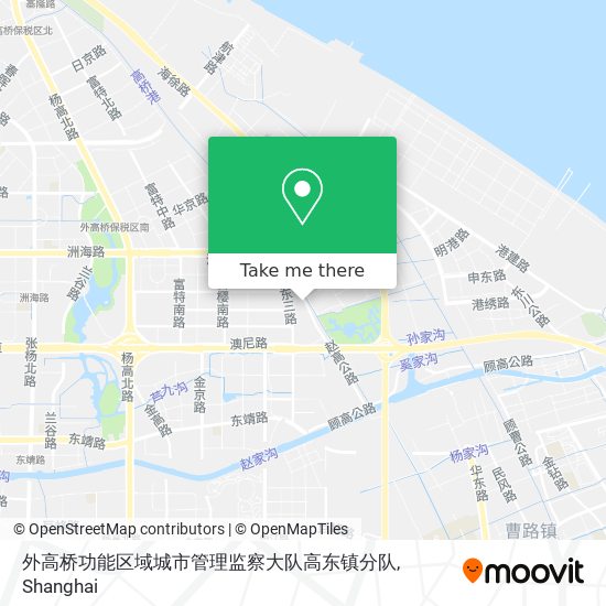 外高桥功能区域城市管理监察大队高东镇分队 map