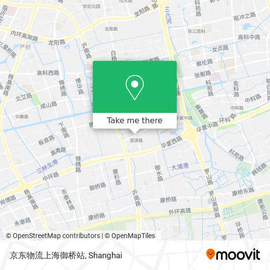 京东物流上海御桥站 map