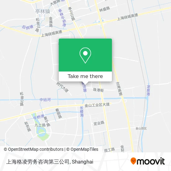 上海格凌劳务咨询第三公司 map
