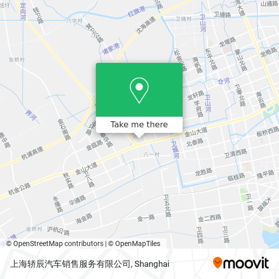 上海轿辰汽车销售服务有限公司 map