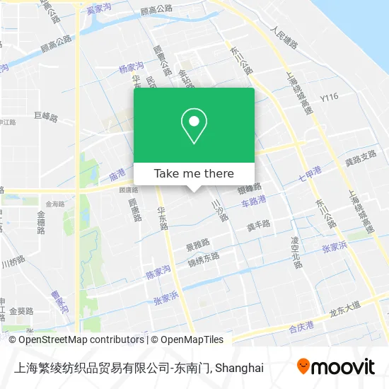 上海繁绫纺织品贸易有限公司-东南门 map
