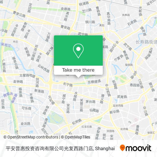 平安普惠投资咨询有限公司光复西路门店 map