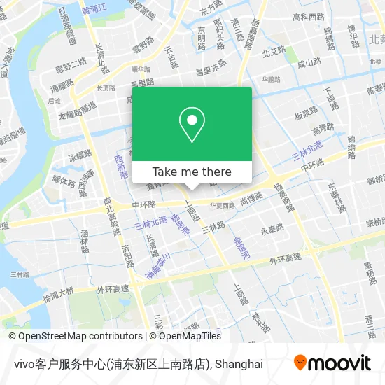 vivo客户服务中心(浦东新区上南路店) map