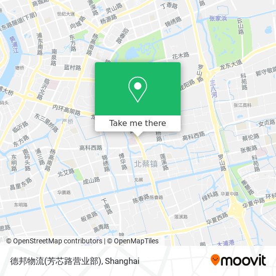 德邦物流(芳芯路营业部) map
