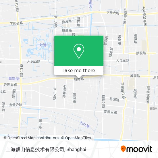 上海麒山信息技术有限公司 map