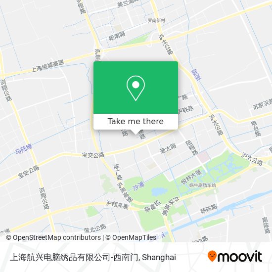 上海航兴电脑绣品有限公司-西南门 map