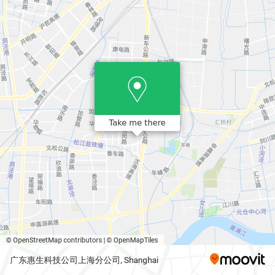 广东惠生科技公司上海分公司 map