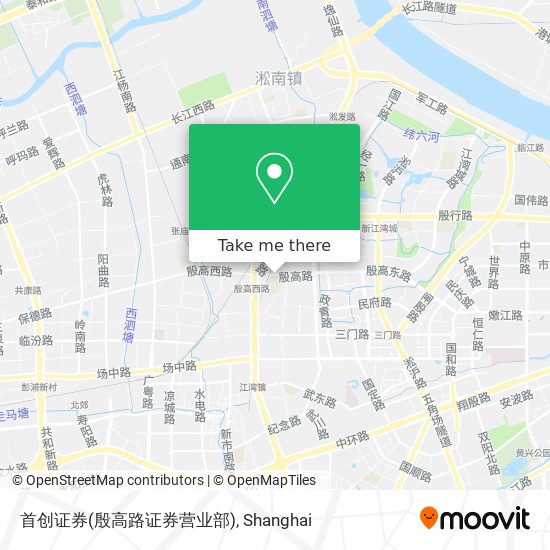 首创证券(殷高路证券营业部) map