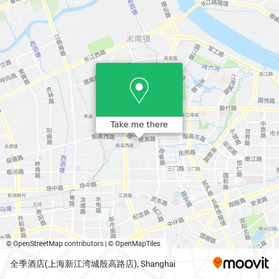 全季酒店(上海新江湾城殷高路店) map