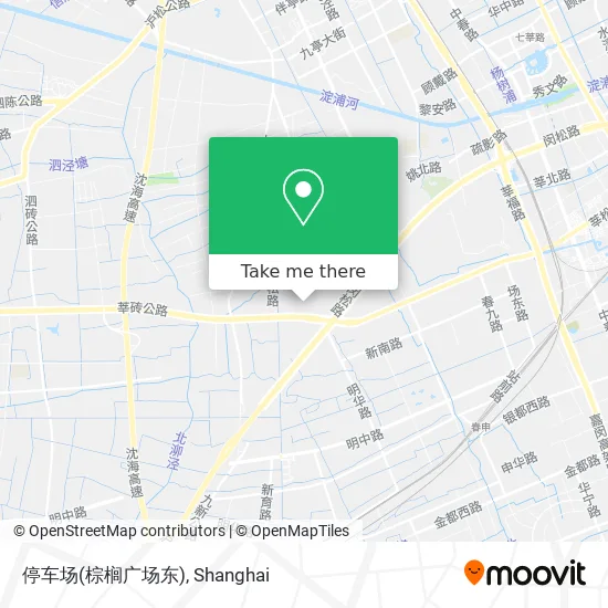 停车场(棕榈广场东) map