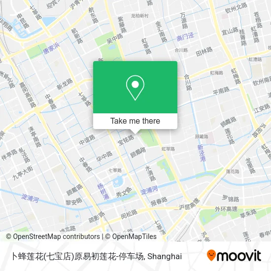 卜蜂莲花(七宝店)原易初莲花-停车场 map