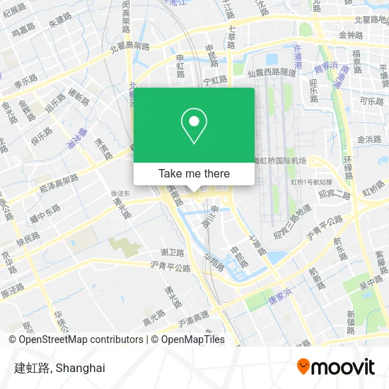 建虹路 map