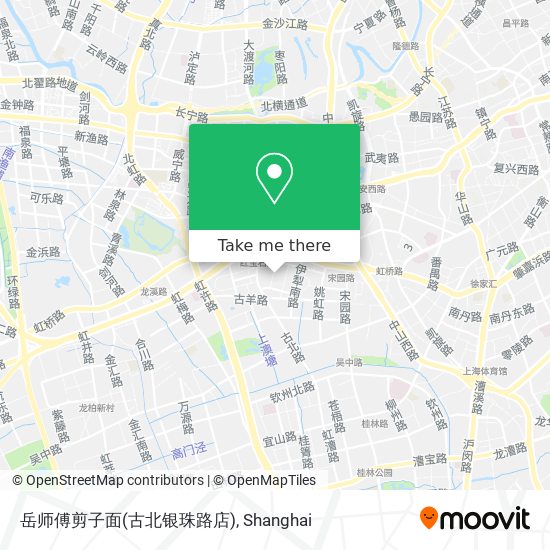 岳师傅剪子面(古北银珠路店) map