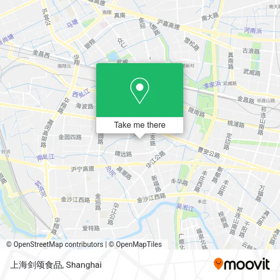 上海剑颂食品 map