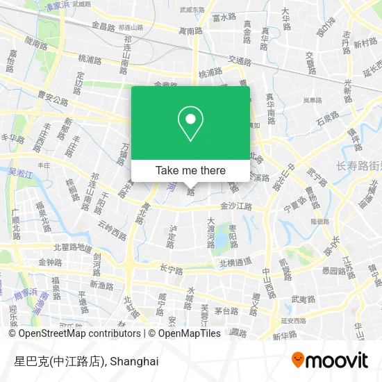 星巴克(中江路店) map