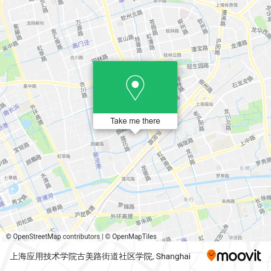 上海应用技术学院古美路街道社区学院 map
