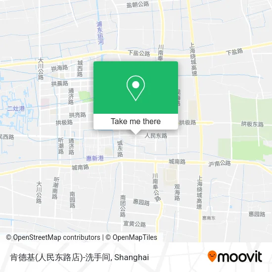 肯德基(人民东路店)-洗手间 map