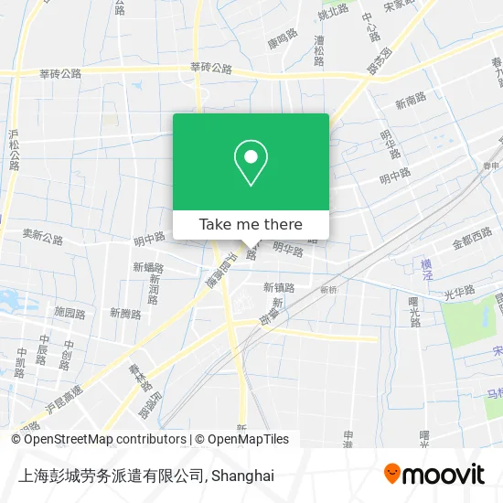 上海彭城劳务派遣有限公司 map