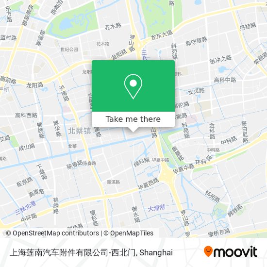 上海莲南汽车附件有限公司-西北门 map