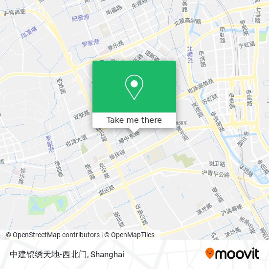 中建锦绣天地-西北门 map
