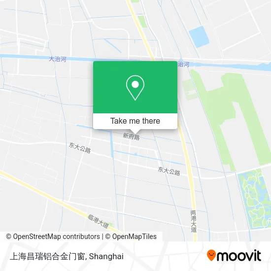 上海昌瑞铝合金门窗 map