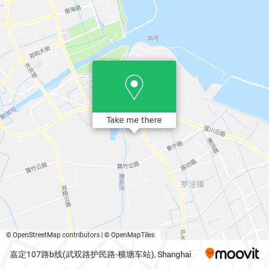 嘉定107路b线(武双路护民路-横塘车站) map