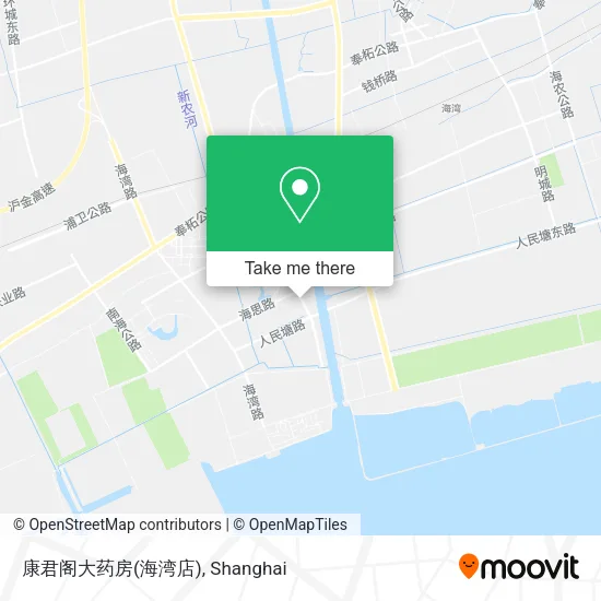 康君阁大药房(海湾店) map