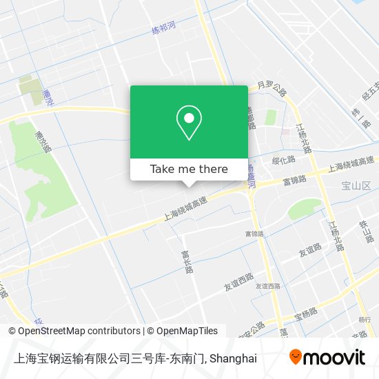 上海宝钢运输有限公司三号库-东南门 map