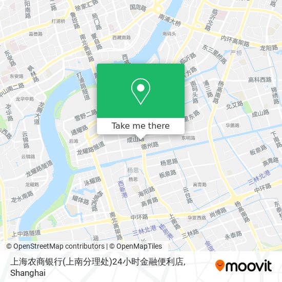 上海农商银行(上南分理处)24小时金融便利店 map