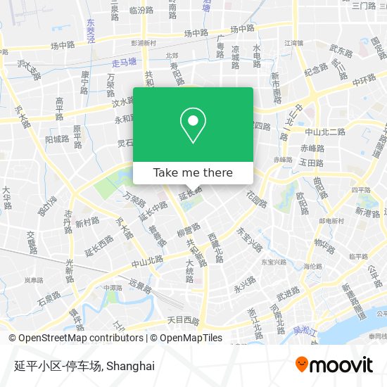 延平小区-停车场 map