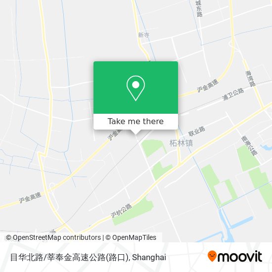 目华北路/莘奉金高速公路(路口) map