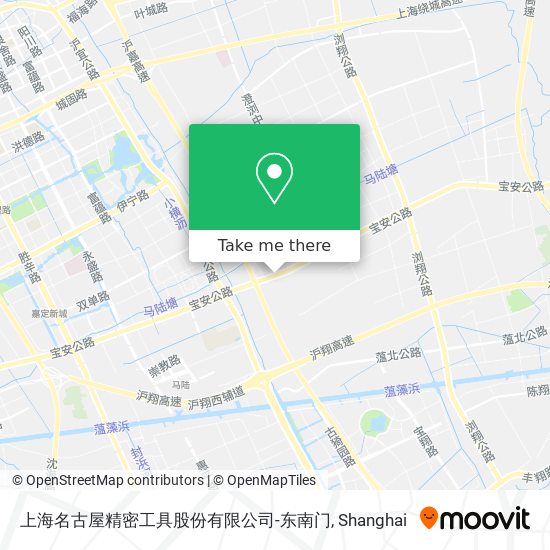 上海名古屋精密工具股份有限公司-东南门 map