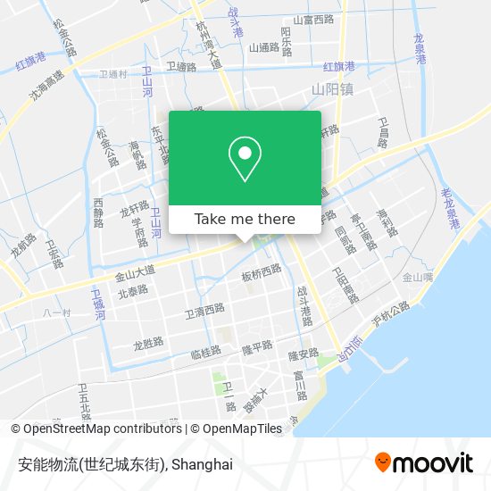 安能物流(世纪城东街) map