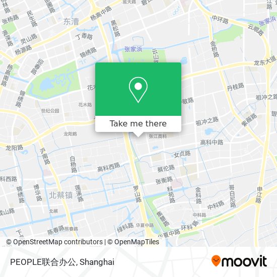 PEOPLE联合办公 map