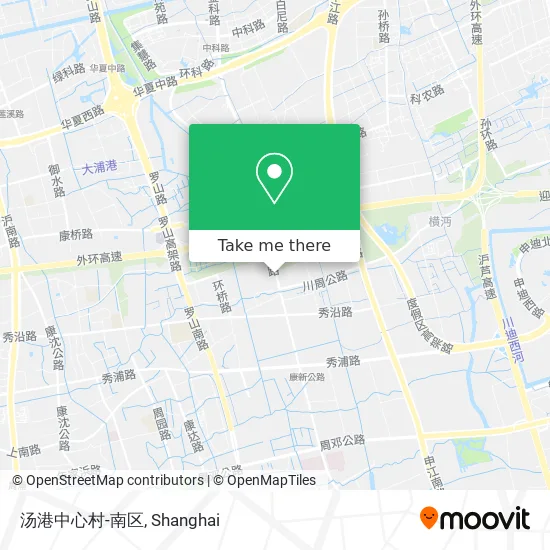 汤港中心村-南区 map