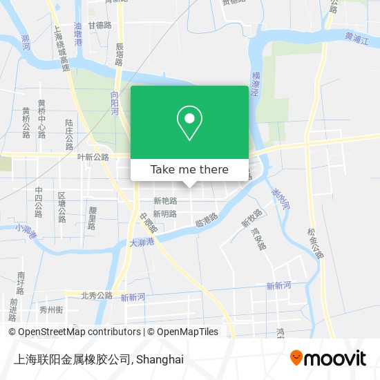 上海联阳金属橡胶公司 map