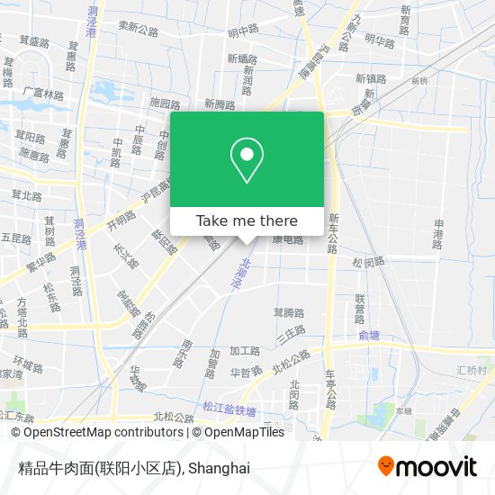 精品牛肉面(联阳小区店) map