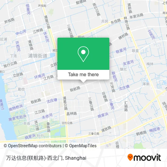 万达信息(联航路)-西北门 map