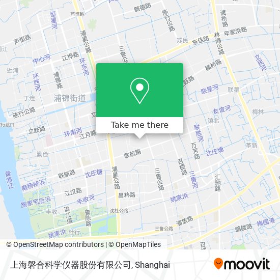 上海磐合科学仪器股份有限公司 map