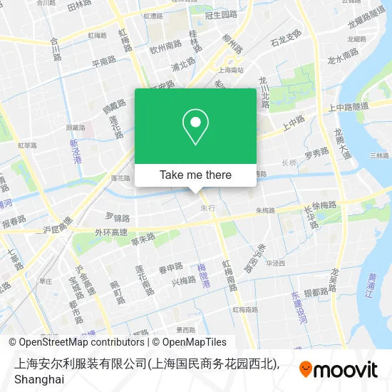 上海安尔利服装有限公司(上海国民商务花园西北) map