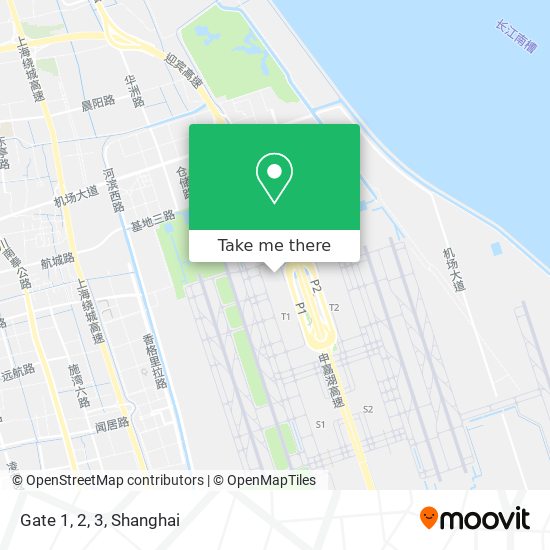 Gate 1, 2, 3 map