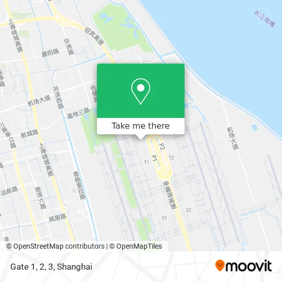 Gate 1, 2, 3 map